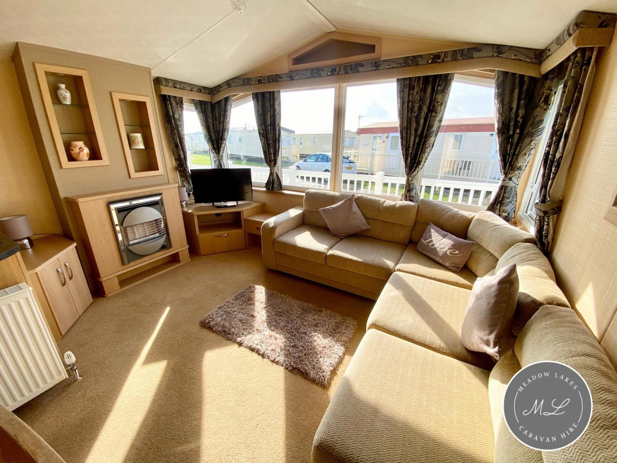 Palm Grove 132 - Pet Friendly, Wifi, Central Heating, Close To Shops And Beach - Meadow Lakes Caravan & Lodge Hire Chapel Saint Leonards Esterno foto